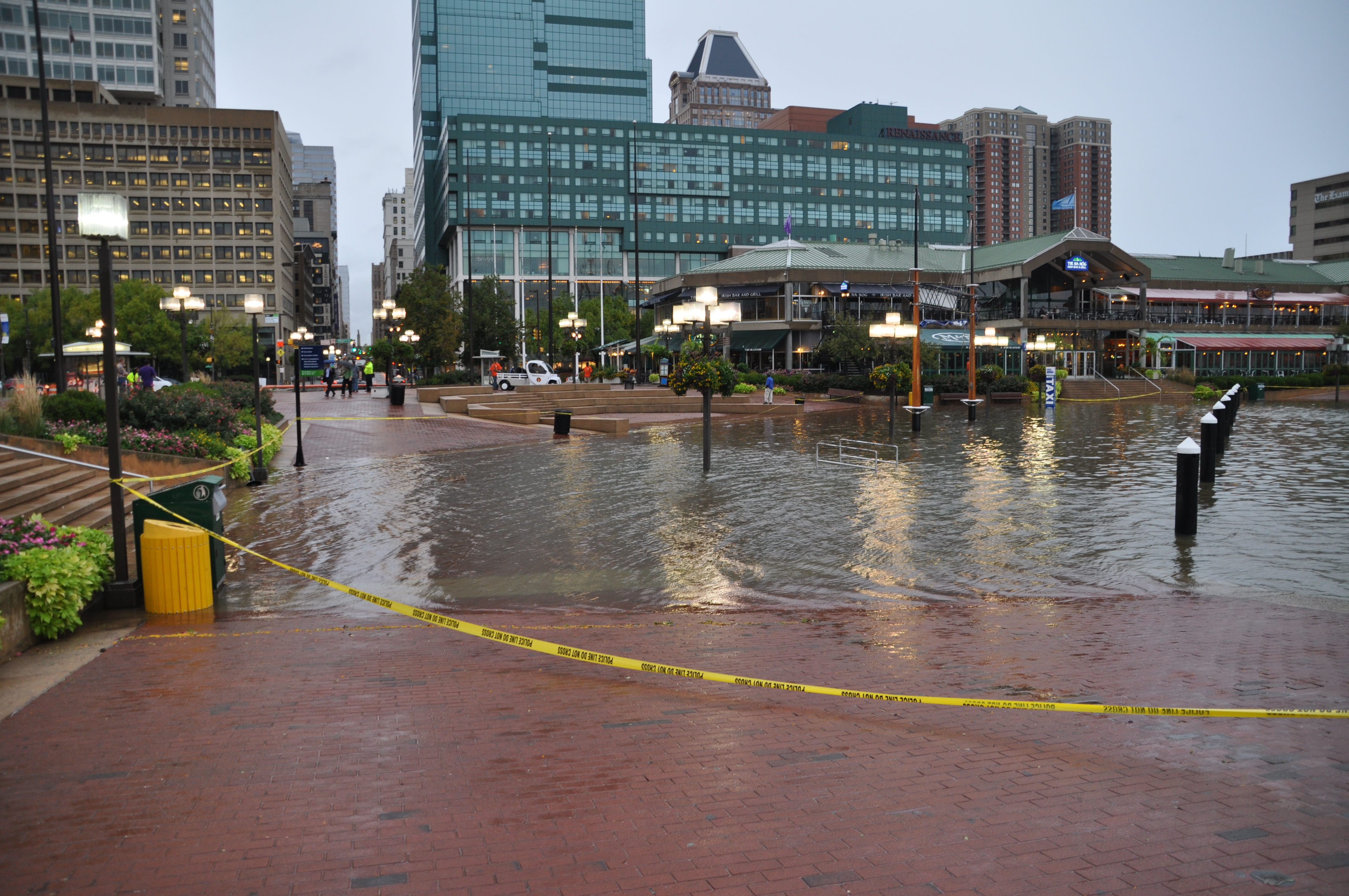 2010 Flooding Inner Harbor