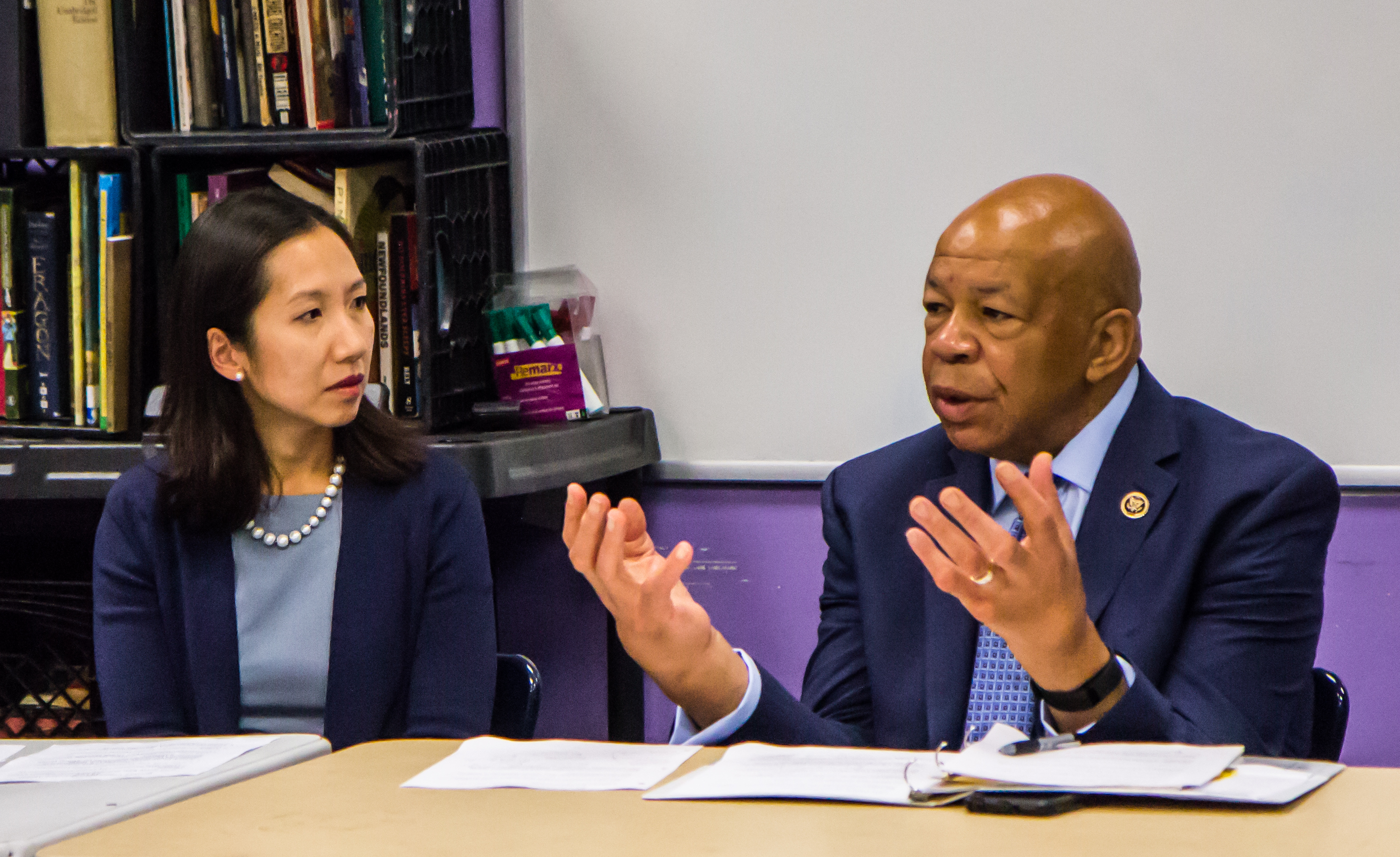 Dr. Wen and Representative Cummings Discuss ReCAST at Community Event