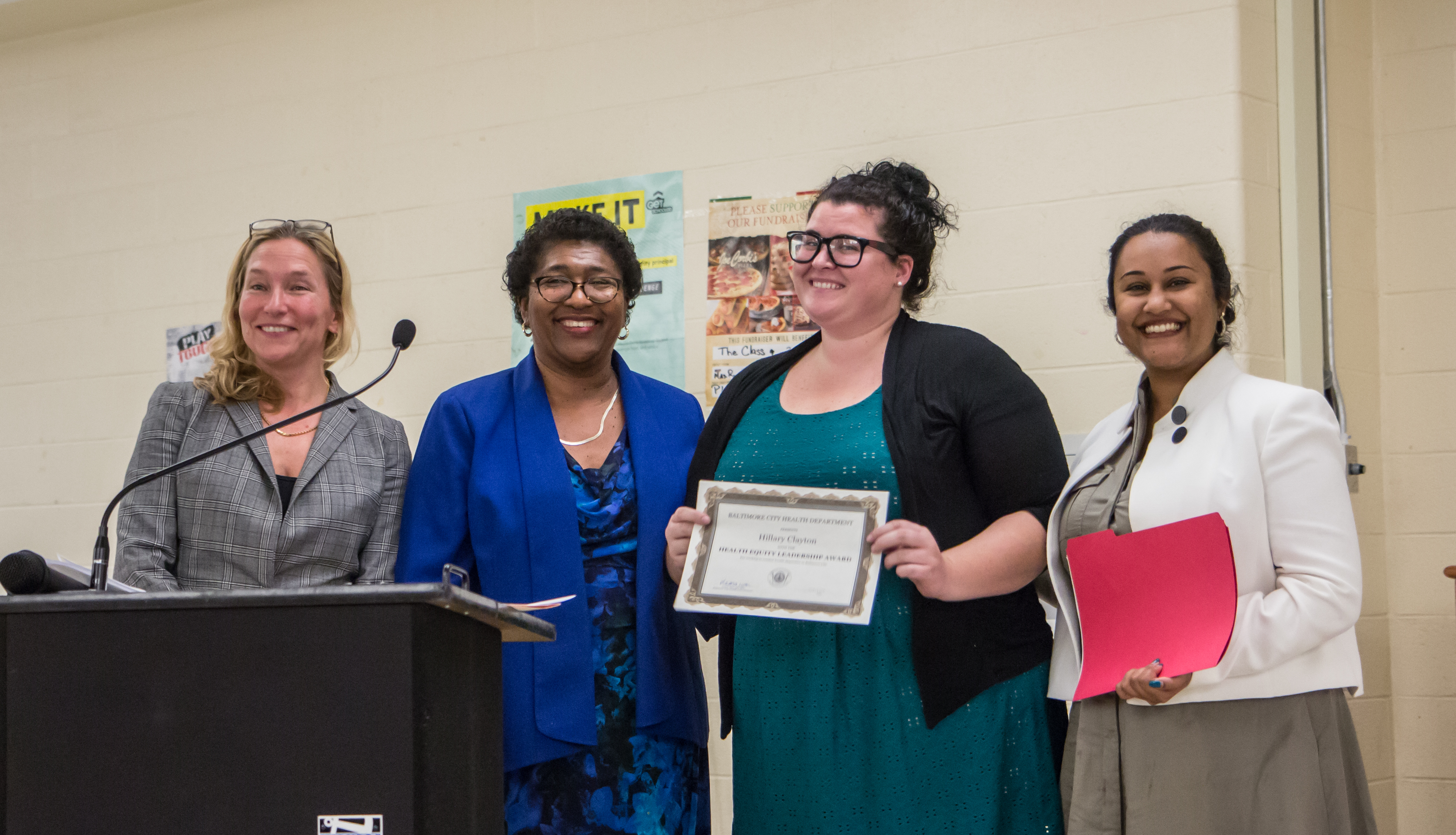 Hillary Clayton, recipient of the Health Equity Leadership Award