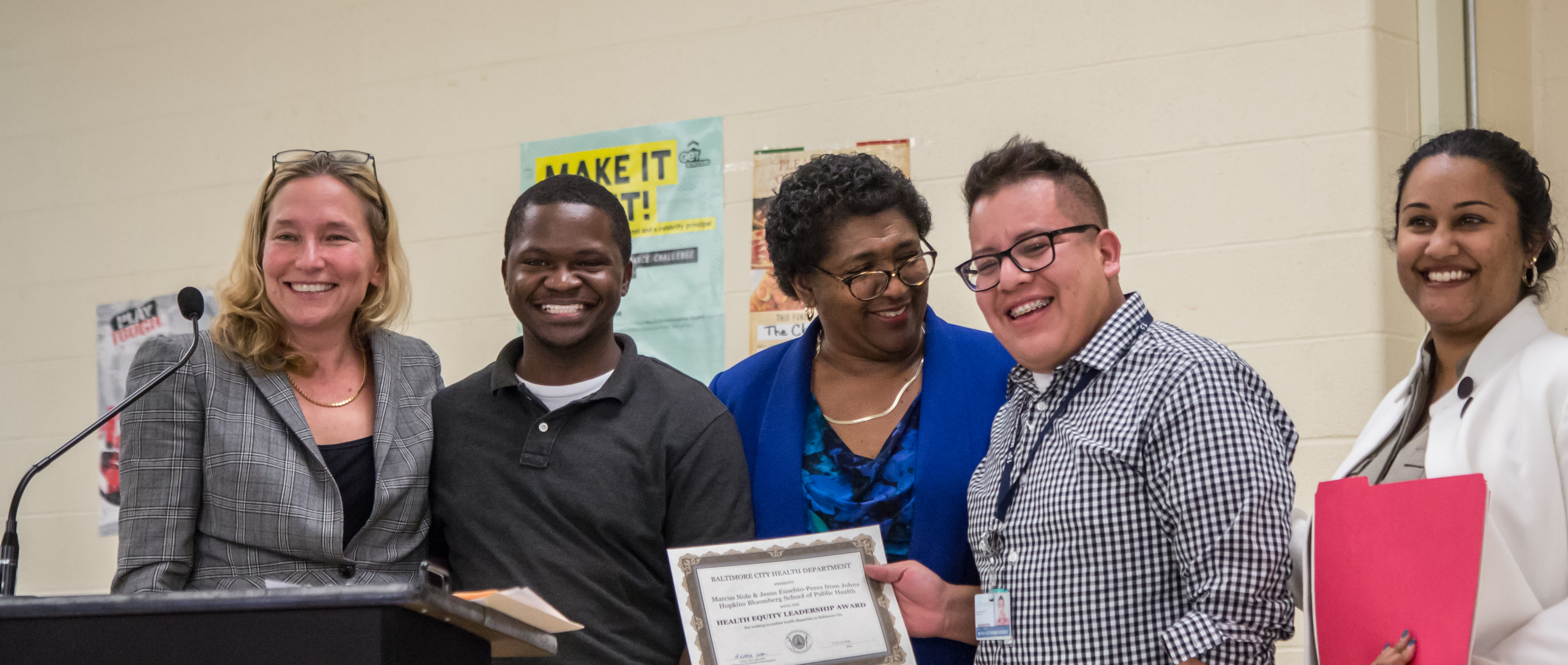 Recipient of the Health Equity Leadership Award