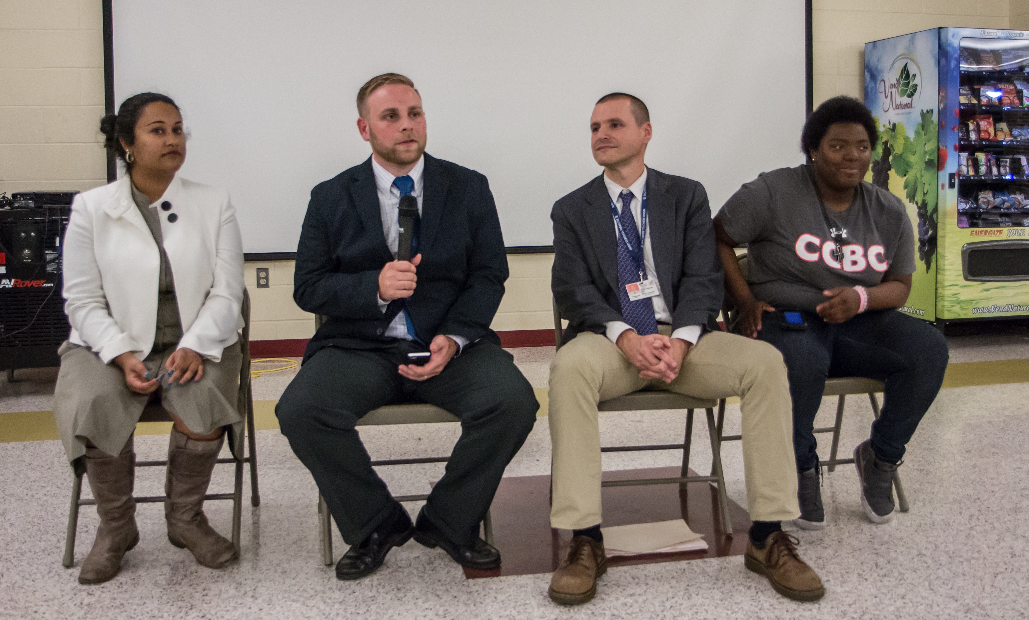 Panelists at BCHD Youth Health & Wellness Community Conversation