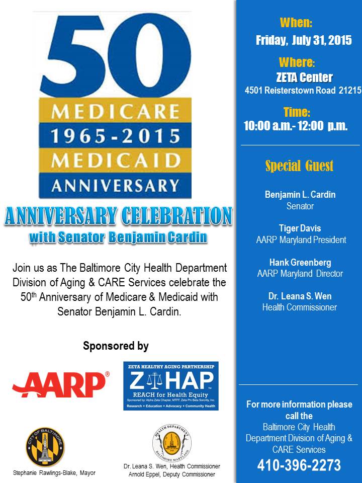 Medicare Medicaid Celebration Flyer